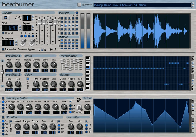 BeatBurner software synth