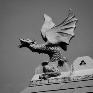 Dragon on Boscombe roof